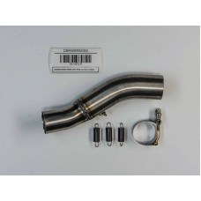 Hindle Exhaust for Honda CBR500R/F/X (13+) Slipon Adapter with Evolution Polished SS Muffler Hindle Exhaust for Honda CBR500R/F/X (13+) Slipon Adapter with Evolution Polished SS Muffler