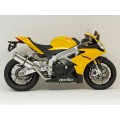 Hindle Exhaust for Aprilia RSV4 (09-20) Slipon Adapter High with Hanger with Evolution Titanium Muffler with Carbon Tip Hindle Exhaust for Aprilia RSV4 (09-20) Slipon Adapter High with Hanger with Evolution Titanium Muffler with Carbon Tip