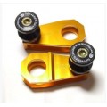 R&G Racing Cotton Reel offset swingarm spools for Yamaha YZF R6 '06-'16 Gold
