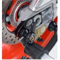 R&G Racing Cotton Reel swingarm spools for Aprilia RSV4-Factory / RSV4-R '09-'15  & Tuono V4 R (APRC) '11-'15 - OFFSET