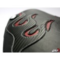 LUIMOTO (Flame Edition) Passenger Seat Cover for the KAWASAKI ZX-10R (06-07)