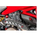 CNC Racing Carbon Fiber Exhaust Heat Shield for Ducati Monster 821 and 1200