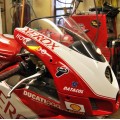 New Rage Cycles (NRC) Mirror Block Off Turn Signals for the Ducati 999 and 749