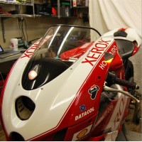 New Rage Cycles (NRC) Mirror Block Off Turn Signals for the Ducati 999 and 749
