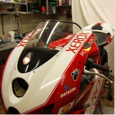 New Rage Cycles (NRC) Mirror Block Off Turn Signals for the Ducati 999 and 749