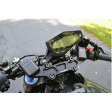 WOODCRAFT Yamaha FZ-09 (MT09) (14-17) / XSR900 (16-21) Clipon Riser Adapter Plate Kit W/ Bars WOODCRAFT Yamaha FZ-09 (MT09) (14-17) / XSR900 (16-21) Clipon Riser Adapter Plate Kit W/ Bars