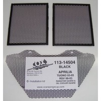 Cox Racing Radiator Guards for the Aprilia RSV Mille 1000 (99-03) and Tuono 1000 (03-05)