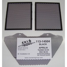 Cox Racing Radiator Guards for the Aprilia RSV Mille 1000 (99-03) and Tuono 1000 (03-05)