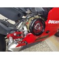 CNC Racing Clear Wet Clutch Cover With Carbon Inlay for the Ducati Panigale 1299/1199/959  Superleggera (and 899 too with modification)