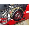 CNC Racing Clear Wet Clutch Cover With Carbon Inlay for the Ducati Panigale 1299/1199/959 Superleggera (and 899 too with modification) CNC Racing Clear Wet Clutch Cover With Carbon Inlay for the Ducati Panigale 1299/1199/959 Superleggera (and 899 too with modification)