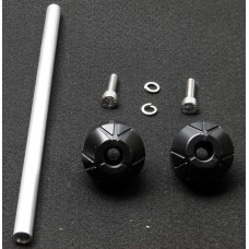 Cox Racing Trident Spoke Pattern Front Axle Slider for Ducati's With Small Front Axle