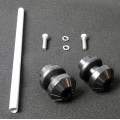 Cox Racing Straight Spoke Pattern Rear axle Slider for Ducati's with Small Single sided Hub Cox Racing Straight Spoke Pattern Rear axle Slider for Ducati's with Small Single sided Hub
