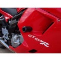 R&G Racing Frame Sliders for Hyosung GT650R GT650S Classic Style R&G Racing Frame Sliders for Hyosung GT650R GT650S Classic Style