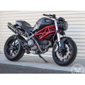 Motodemic LED and Round Halogen Headlight Conversion Kit for the Ducati Monster 1100/796/696