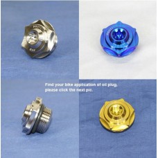 PROTI Titanium Oil Fill Plug for Aprilia RSV4 Tuono V4 and MV AGUSTA F4 / BRUTALE '99-'08 - M25x1.5