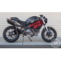 Motodemic LED and Round Halogen Headlight Conversion Kit for the Ducati Monster 1100/796/696