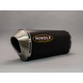 Hindle Exhaust for Aprilia RSV4 (08+) Slipon Adapter High with Hanger with Evolution Black Ceramic Muffler