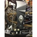 WOODCRAFT Triumph 06-12 Daytona 675 / R Street Triple Rearsets GP Shift with Quickshift rod - RACE ONLY WOODCRAFT Triumph 06-12 Daytona 675 / R Street Triple Rearsets GP Shift with Quickshift rod - RACE ONLY