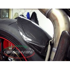 CARBONVANI - DUCATI 848 / 1098 & 1198 CARBON FIBRE REAR MUDGUARD (2007-13)