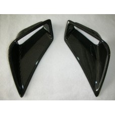 CARBONVANI - DUCATI 848 / 1098 & 1198 CARBON FIBER SIDE INSERT VENTS (2007-13)