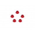 CNC Racing Set of 5 ring gear nuts for the FC212 / FC301 / FC302 (hold sprocket to carrier), For Ducati and MV Agusta models - M8x1.25