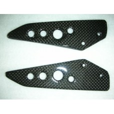CARBONVANI - DUCATI HYPERMOTARD 1100 / 796 CARBON FIBER PILLION HEEL GUARDS