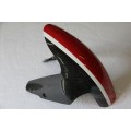 CARBONVANI - DUCATI MONSTER M696 / M796 / M1100 CARBON FIBER FRONT MUDGUARD (DUCATI CORSE (White/Red/White) 1098 STYLE)