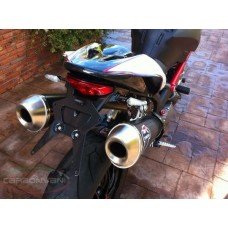 CARBONVANI - DUCATI MONSTER M696 / M796 / M1100 CARBON FIBER LICENCE PLATE HOLDER (lights not included)