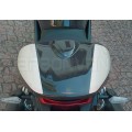 CARBONVANI - DUCATI MONSTER M1100 / M796 / M696 CARBON FIBER / WHITE TAIL (PILLION SEAT COVER) CARBONVANI - DUCATI MONSTER M1100 / M796 / M696 CARBON FIBER / WHITE TAIL (PILLION SEAT COVER)