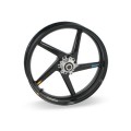 BST Diamond TEK 5 Spoke Carbon Fiber Front Wheel for the Ducati Hypermotard, Desmosedici, 749/999, 848 Streetfighter, Monster S4RT/S4RS - 3.5 x 17
