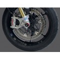 Gilles AP.GTA Front Axle Protectors for the Ducati With Large Front Axle Nut