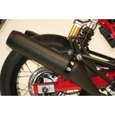 R&G Racing Exhaust Protector (Can Cover) Supermoto style 4.5-5 round profile R&G Racing Exhaust Protector (Can Cover) Supermoto style 4.5-5 round profile