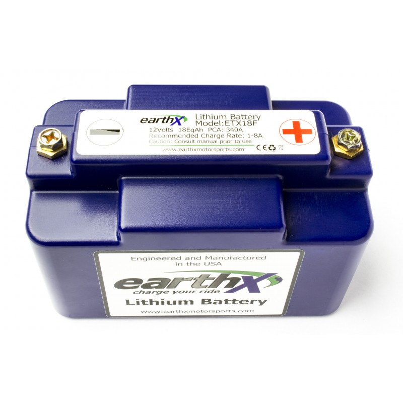 EarthX Lithium Motorcycle and Powersports Batteries