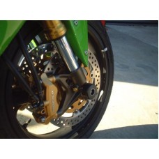 R&G Racing Front Axle Sliders / Protectors for Kawasaki GTR1400 Concours '07-'10  ZX14 all  ZX6R '03-'09  ZZR1400 all