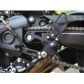 WOODCRAFT Yamaha FZ-09 (MT-09), FJ-09 Tracer, and XSR900 Complete Standard or GP Shift Adjustable Rear Set Kit with Pedals Black WOODCRAFT Yamaha FZ-09 (MT-09), FJ-09 Tracer, and XSR900 Complete Standard or GP Shift Adjustable Rear Set Kit with Pedals Black