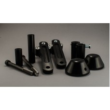 WOODCRAFT Ducati Monster 821  1200 Frame Slider Base Kit Assembly Complete with 50-1599 Pucks