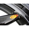 BST Panther TEK 7 Spoke Carbon Fiber Front Wheel for the BMW R 1200 S / R / RS (air cooled, no ABS) - 3.5 X 17