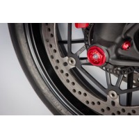 CNC Racing Billet LH side Front Axle Plug for Ducati and RH Side plug for Aprilia RSV4/Tuono V4 models