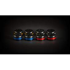AEM FACTORY - 'DRILL' DUAL COLOR BAR ENDS UNIVERSAL