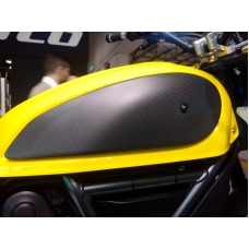 CNC Racing Carbon Fiber Fuel Tank Side Covers for Ducati Scrambler