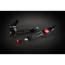 AEM FACTORY Billet rearset kit 'Adventure' for Ducati Hypermotard 821/939