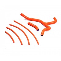 SamcoSport 7 Piece Full Silicone Coolant Hose Thermo Bypass Set For KTM RC 390 (14-21)