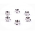 Motocorse set of 6 Titanium Rear Hub Flange (Sprocket Carrier) nuts for Ducati