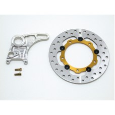 Motocorse 225mm Rear Floating Brake Disc Kit With Caliper Support For Brembo Racing Caliper for 1198/1098/848  And Streetfighter