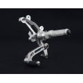 Motocorse Billet Aluminum Rearsets with Titanium Hardware for Ducati Streetfighter 1098 & 848