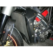 CARBONVANI - MV AGUSTA BRUTALE CARBON FIBER TWO PIECE RADIATOR COVERS (2006-09) CARBONVANI - MV AGUSTA BRUTALE CARBON FIBER TWO PIECE RADIATOR COVERS (2006-09)