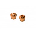 CNC Racing Foot Peg End Caps for SPORT  COMFORT  Universal and all CNC Racing Rearsets with Round Pegs