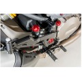 CNC Racing SPORT Adjustable Rearsets for Ducati Monster 1200 and 821