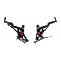 CNC Racing SPORT Adjustable Rearsets for Ducati Monster 1200 and 821
