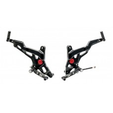 CNC Racing SPORT Adjustable Rearsets for Ducati Monster 1200 and 821